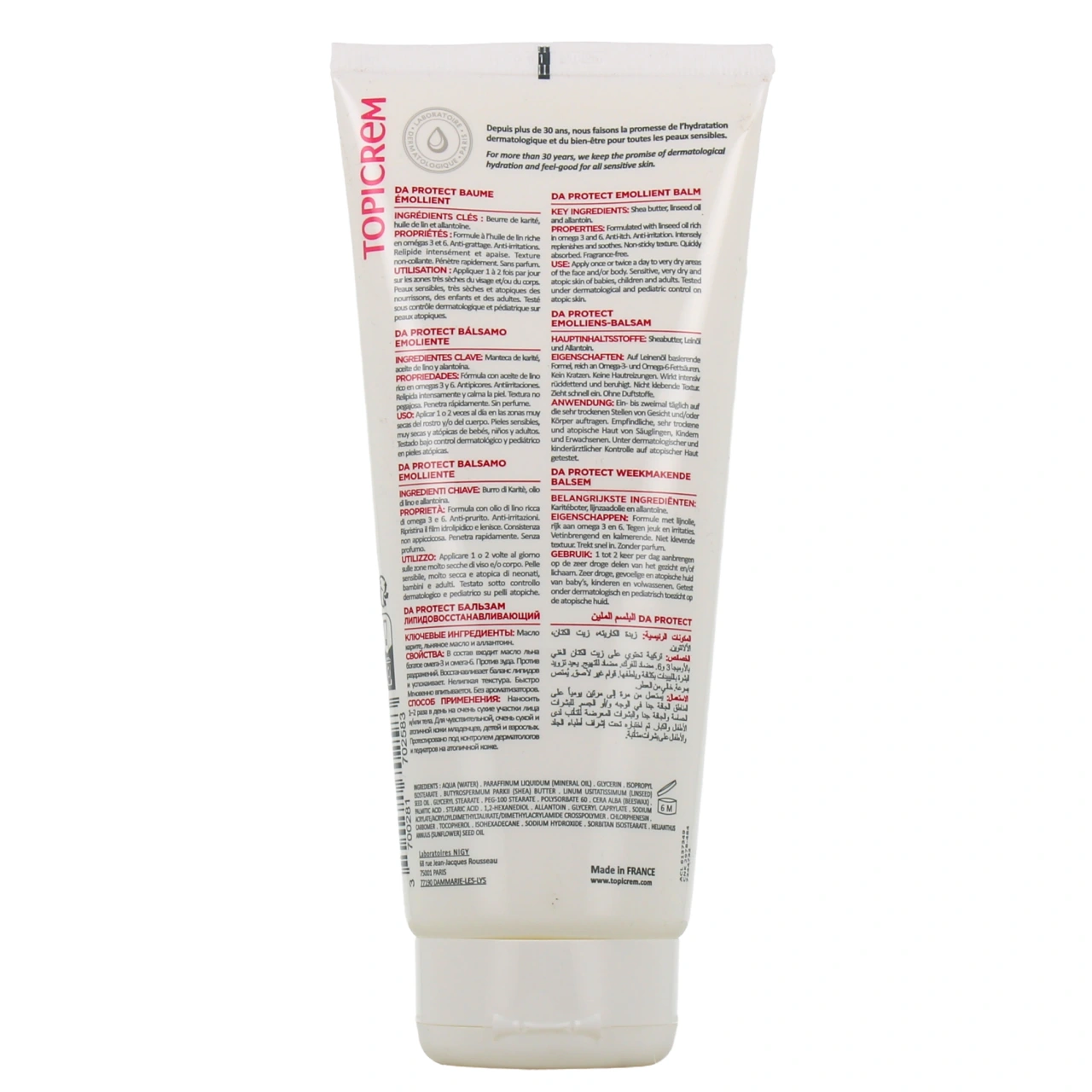 Topicrem DA Protect Baume Emollient - Vue 3
