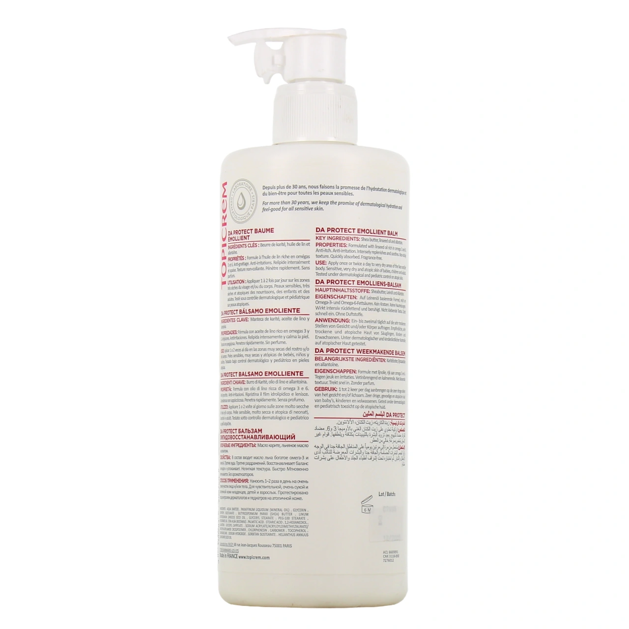 Topicrem DA Protect Baume Emollient - Vue 6