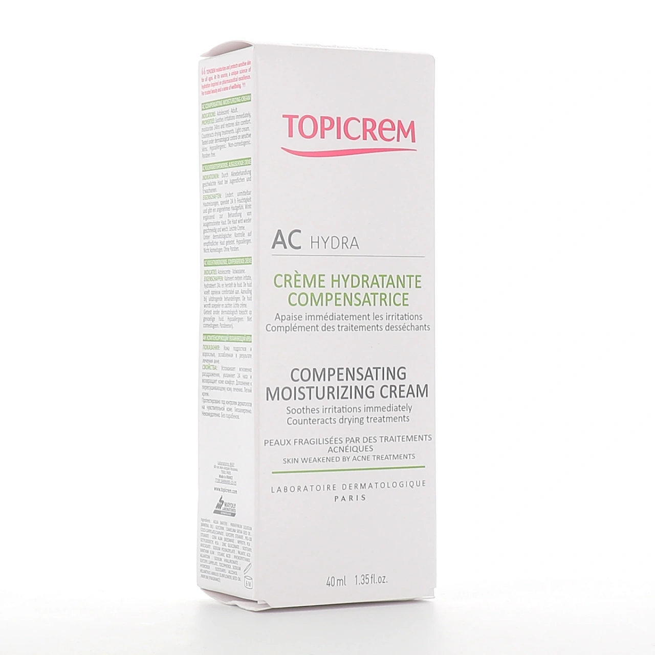 Topicrem AC Crème Hydratante Compensatrice - Topicrem