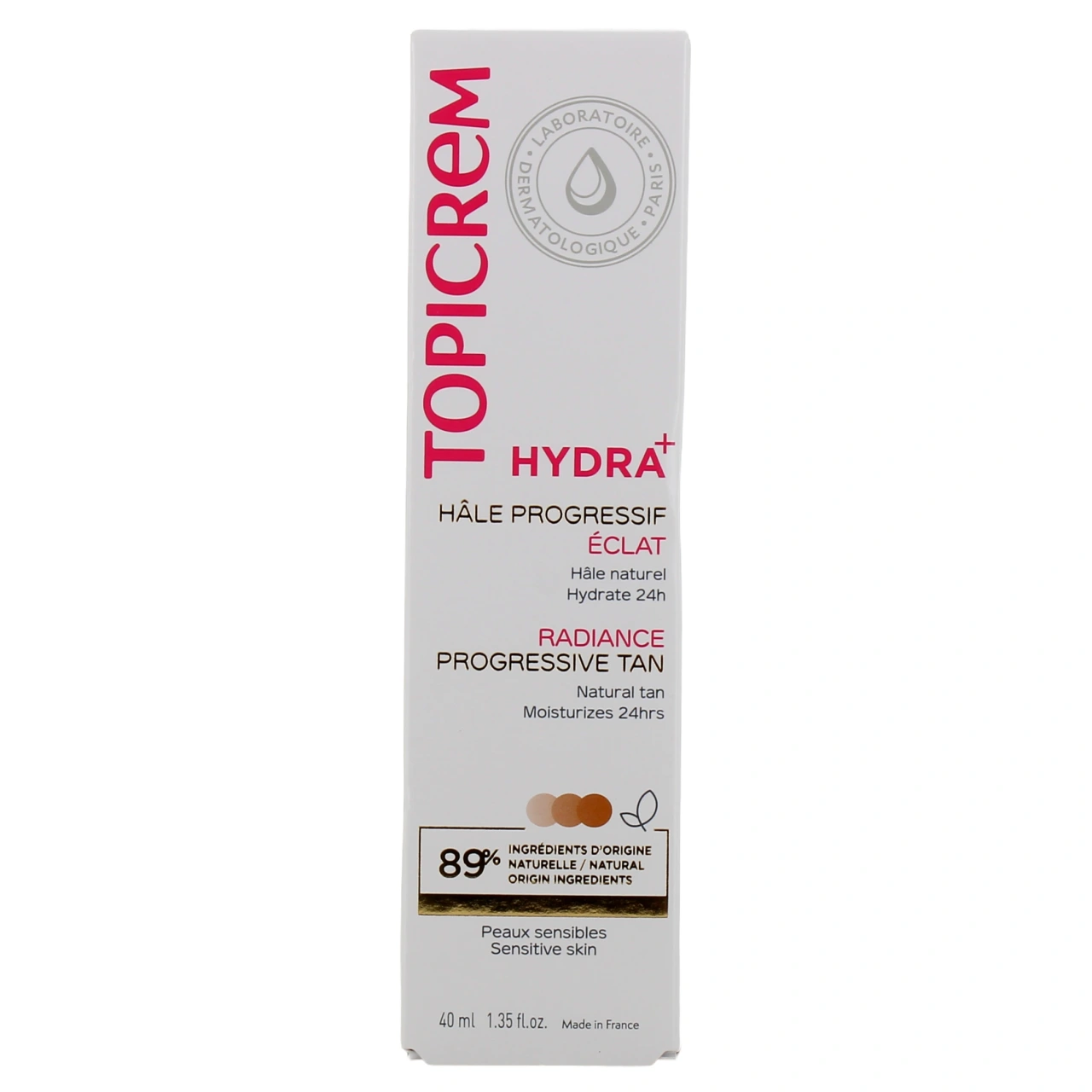 Topicrem Hydra+ Crème Visage Hâle Progressif Eclat - Vue 2