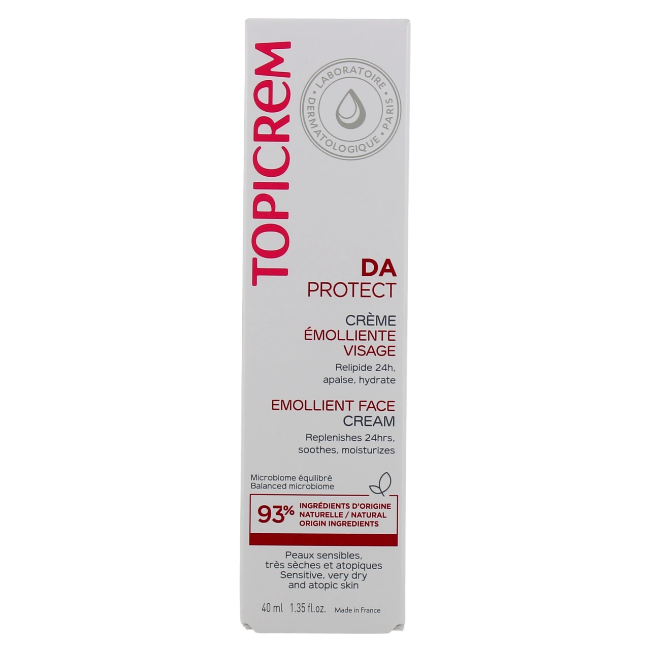 Topicrem DA Protect Crème Emolliente Visage - Vue 2