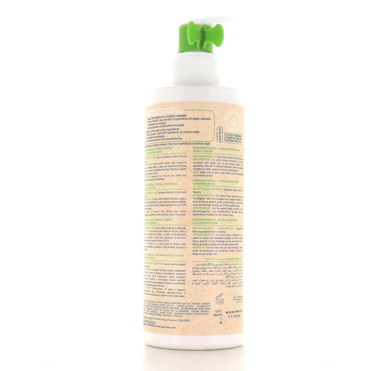 Topicrem Dermo Végétal Crème Corps Ultra-Nourrissante - Vue 4