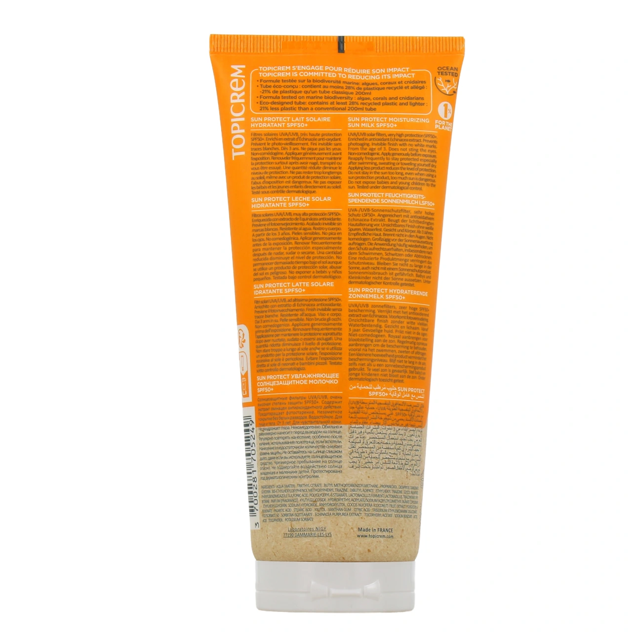 Topicrem Sun Protect Lait Solaire Hydratant SPF 50+ - Vue 4