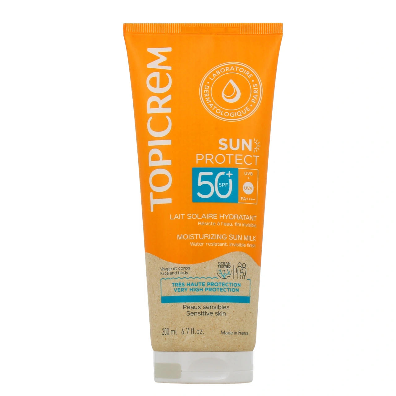 Topicrem Sun Protect Lait Solaire Hydratant SPF 50+ - Vue 3