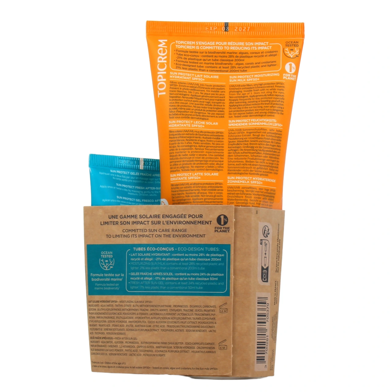 Topicrem Sun Protect Lait Solaire Hydratant SPF 50+ - Vue 7