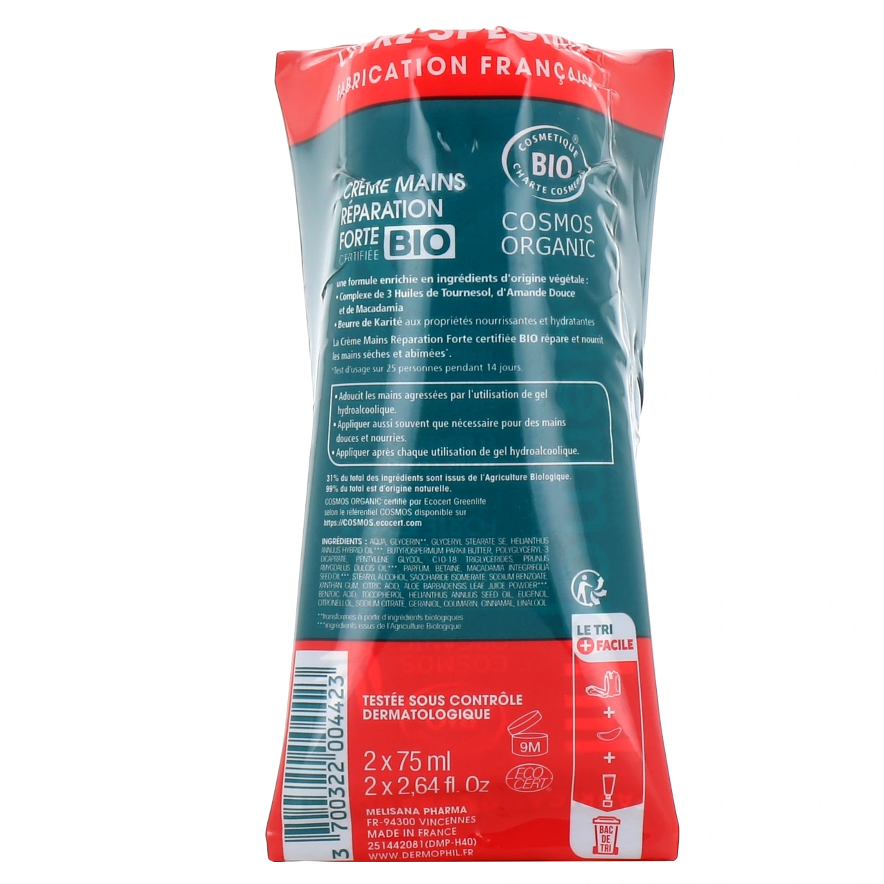 Dermophil Crème Mains Réparation Forte Bio - Vue 5