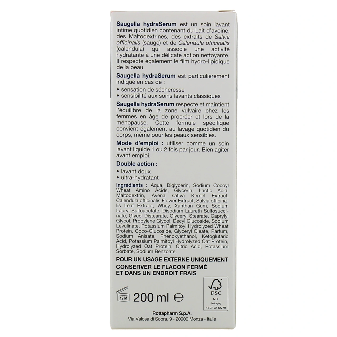 Saugella HydraSerum Sécheresse intime - Vue 3