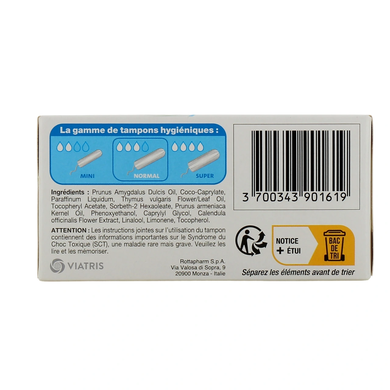 Saugella Cotton Touch Tampons Hygiéniques - Vue 9