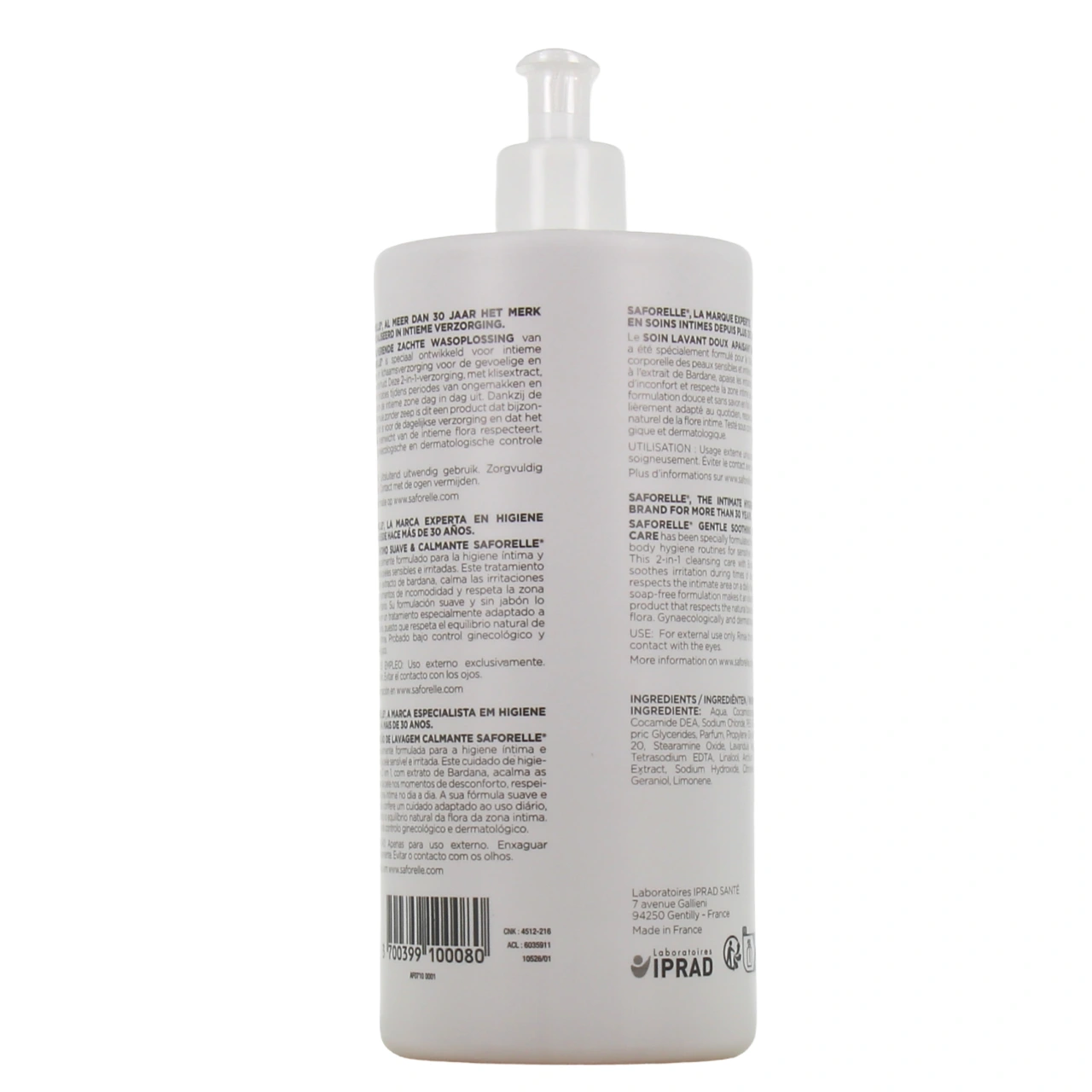 Saforelle Soin Intime Lavant Doux Savon Liquide - Vue 3