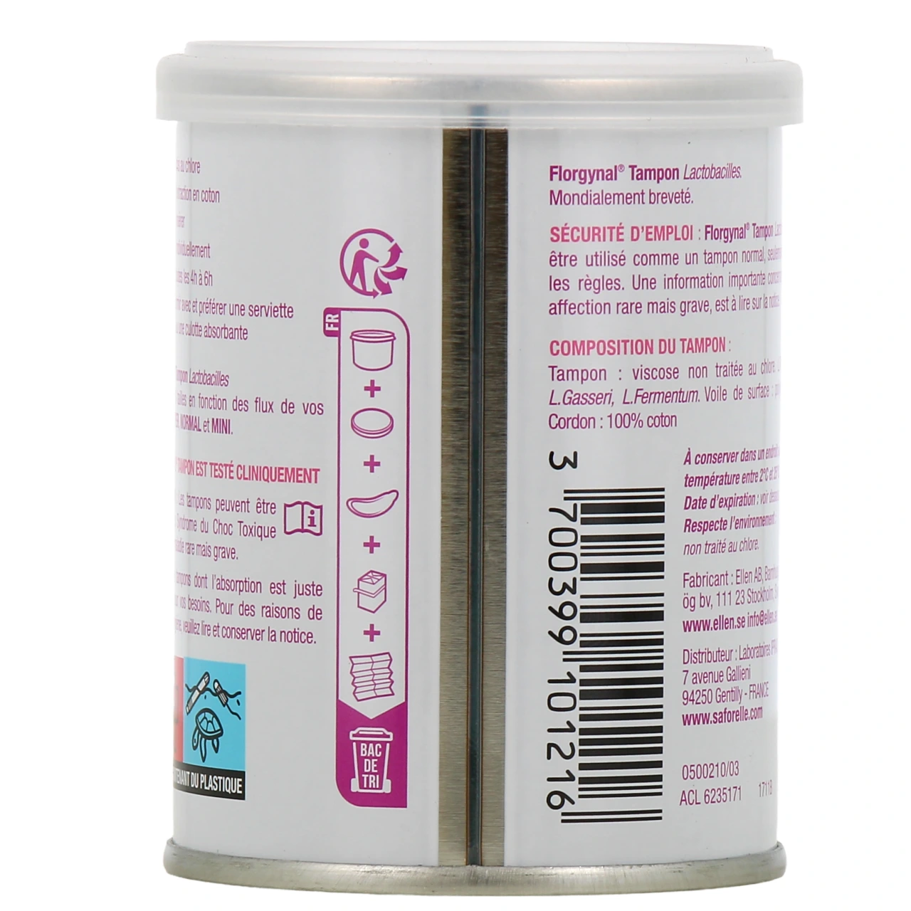 Florgynal Tampon Lactobacilles by Saforelle - Vue 21