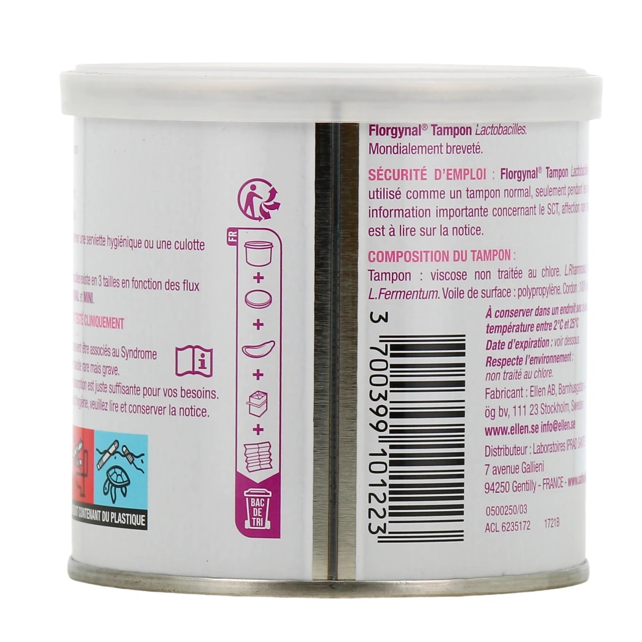 Florgynal Tampon Lactobacilles by Saforelle - Vue 12
