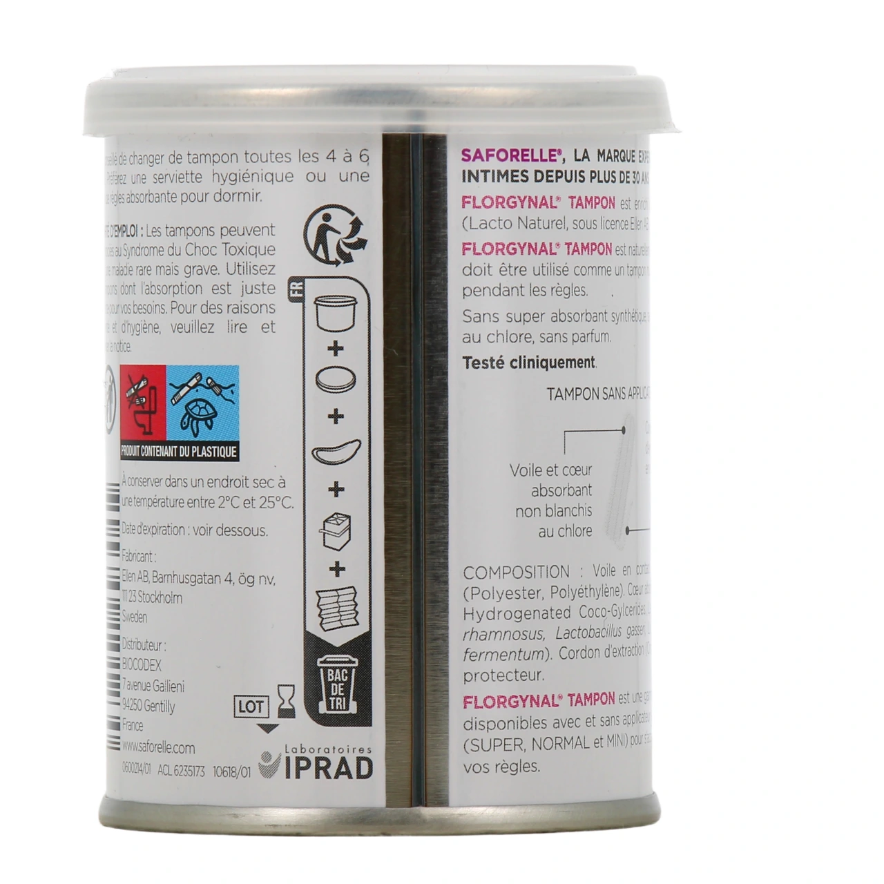 Florgynal Tampon Lactobacilles by Saforelle - Vue 12