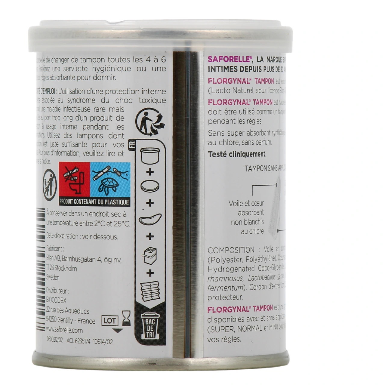 Florgynal Tampon Lactobacilles by Saforelle - Vue 6