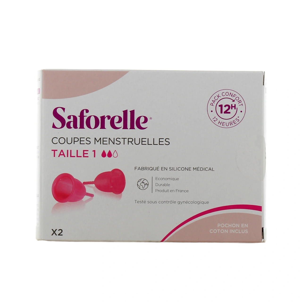 Saforelle Cup Protect Coupe Menstruelle x2 - Vue 2