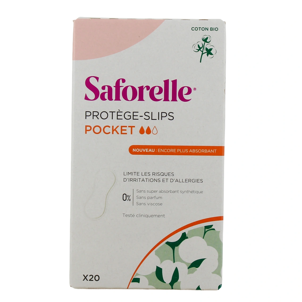 Saforelle Protège-Slip Coton Bio - Vue 2