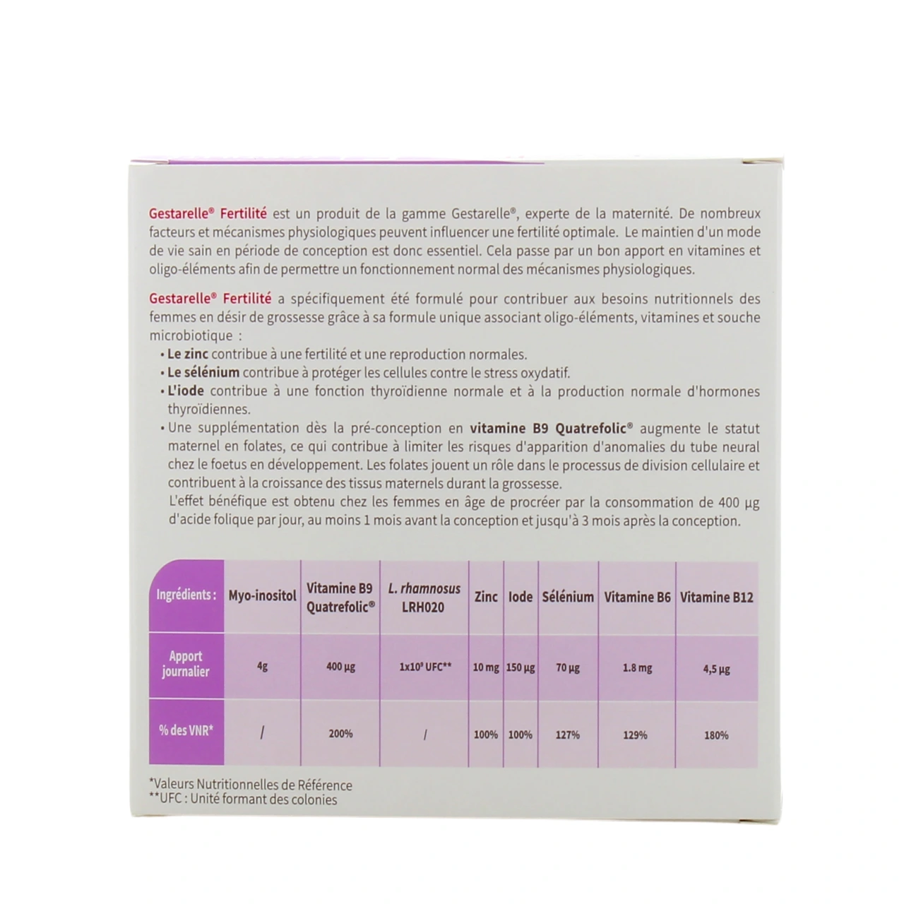 Gestarelle Fertilité - Vue 3
