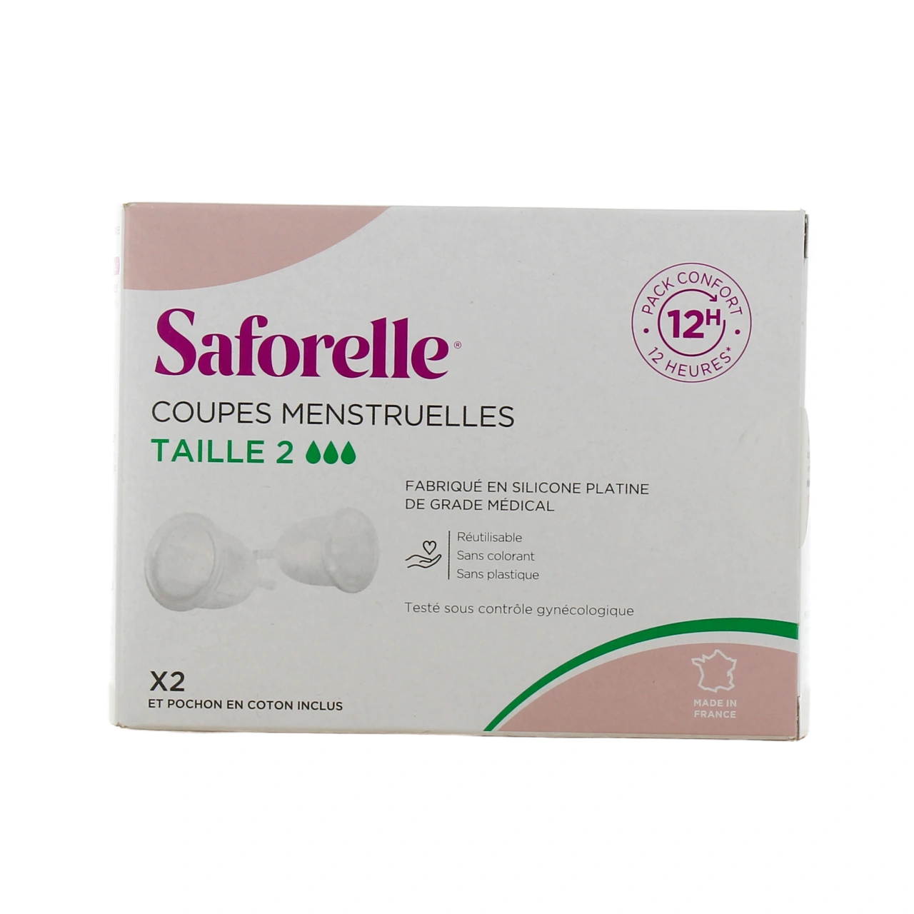 Saforelle Cup Protect Coupe Menstruelle x2 - Vue 5