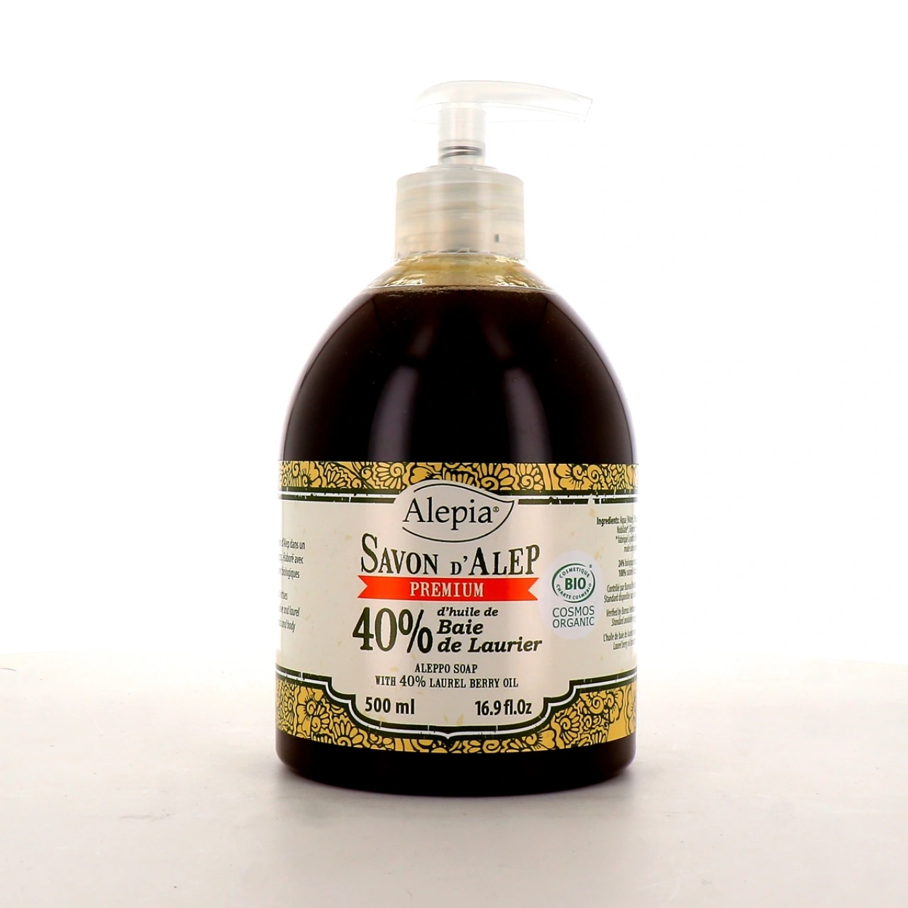 Alepia Savon d'Alep Liquide Premium 40% - Alepia