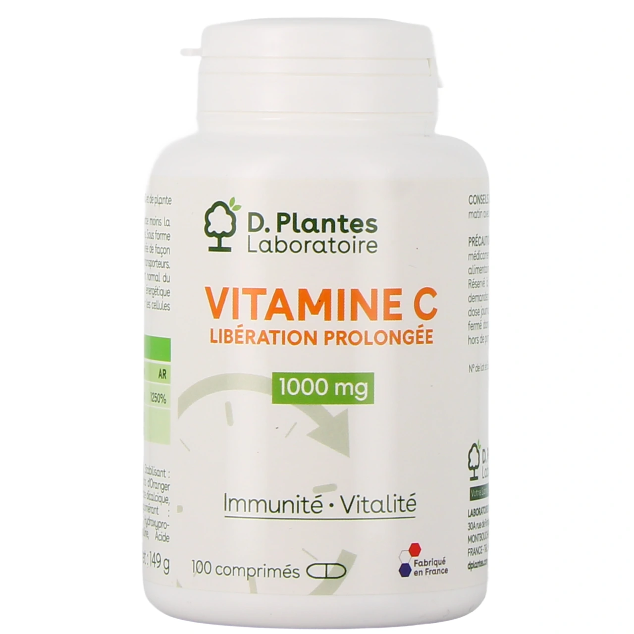 D. Plantes Vitamine C Libération Prolongée - Vue 2