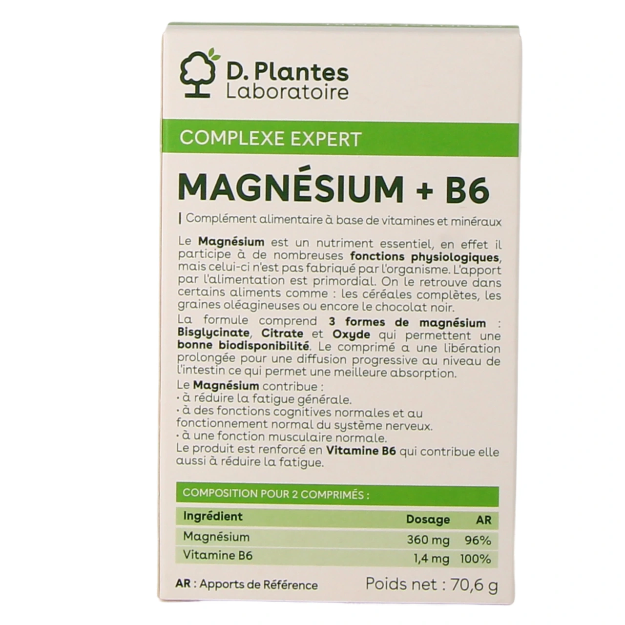 D. Plantes Magnésium + B6 - Vue 3