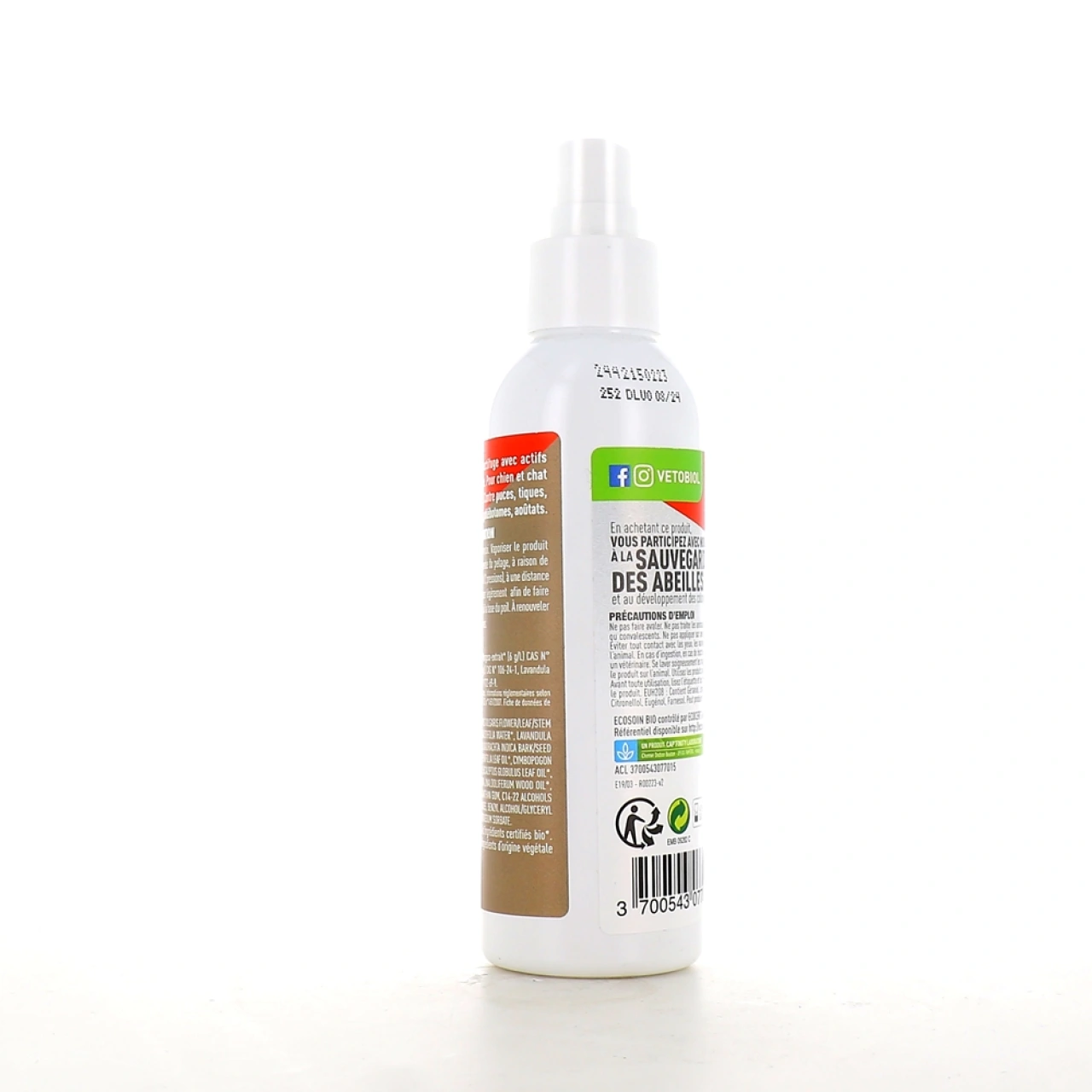 Biovetol Lotion Anti-Insectes Bio Chien & Chat - Vue 2