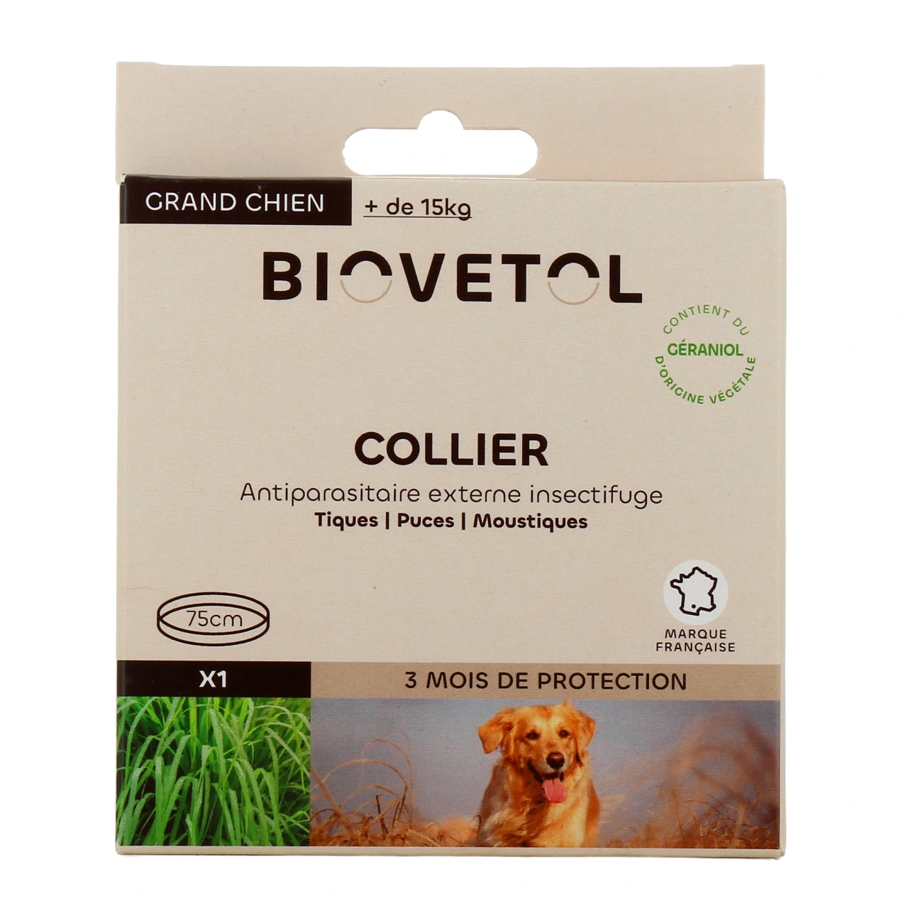 Biovetol Collier Antiparasitaire Chien - Vue 3