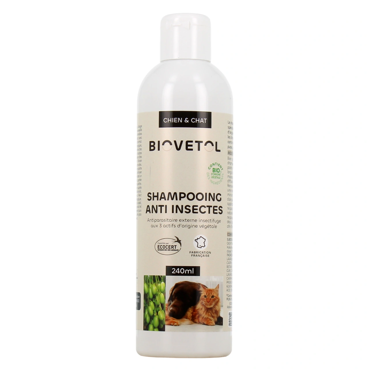 Biovetol Shampooing Anti Insectes Bio - Vue 2