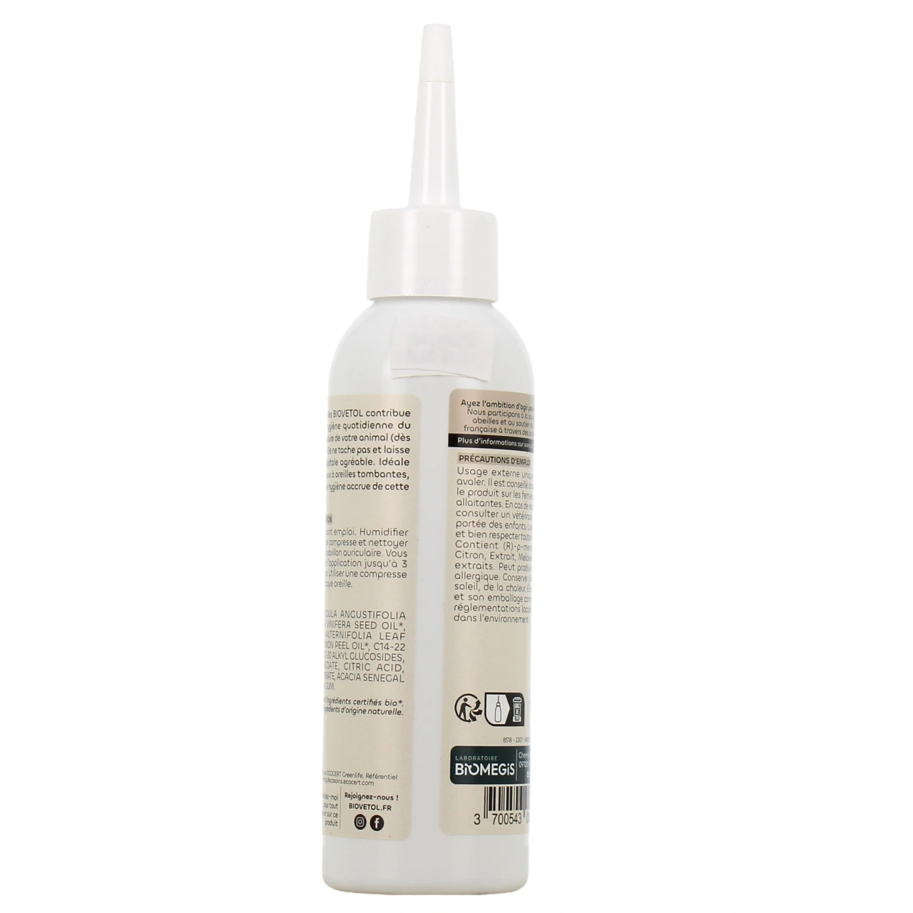Biovetol Lotion Oreilles Bio Chien & Chat - Vue 3