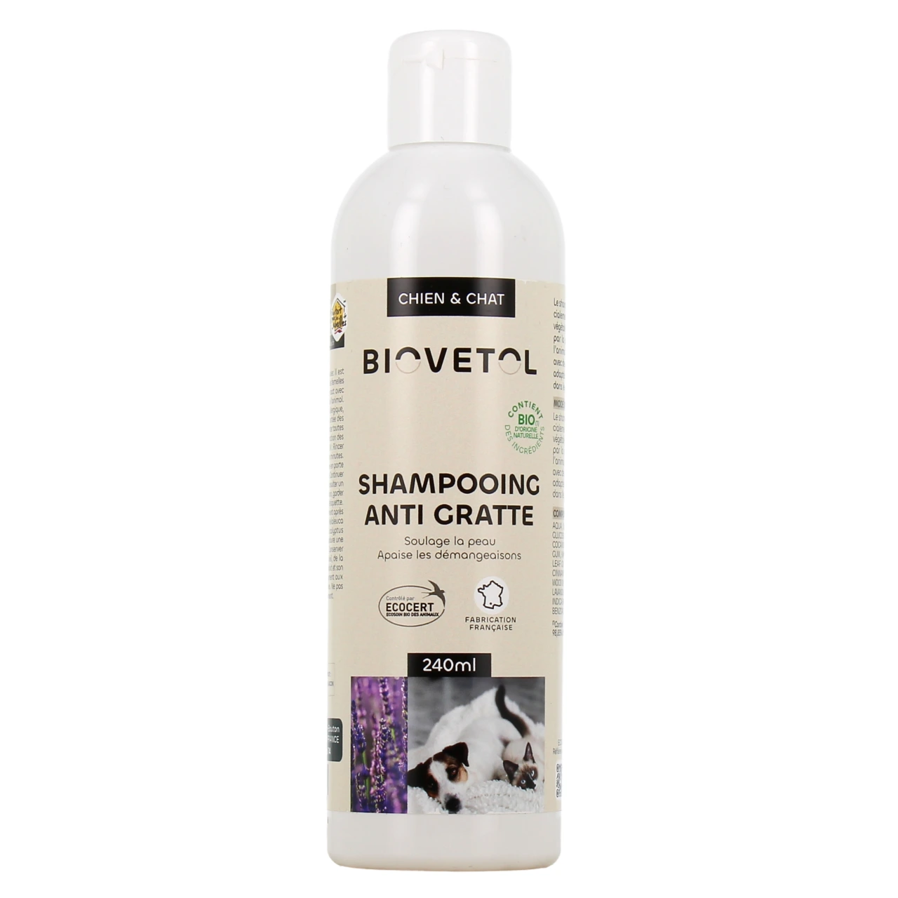 Biovetol Shampooing Anti Gratte Bio Chien & Chat - Vue 2