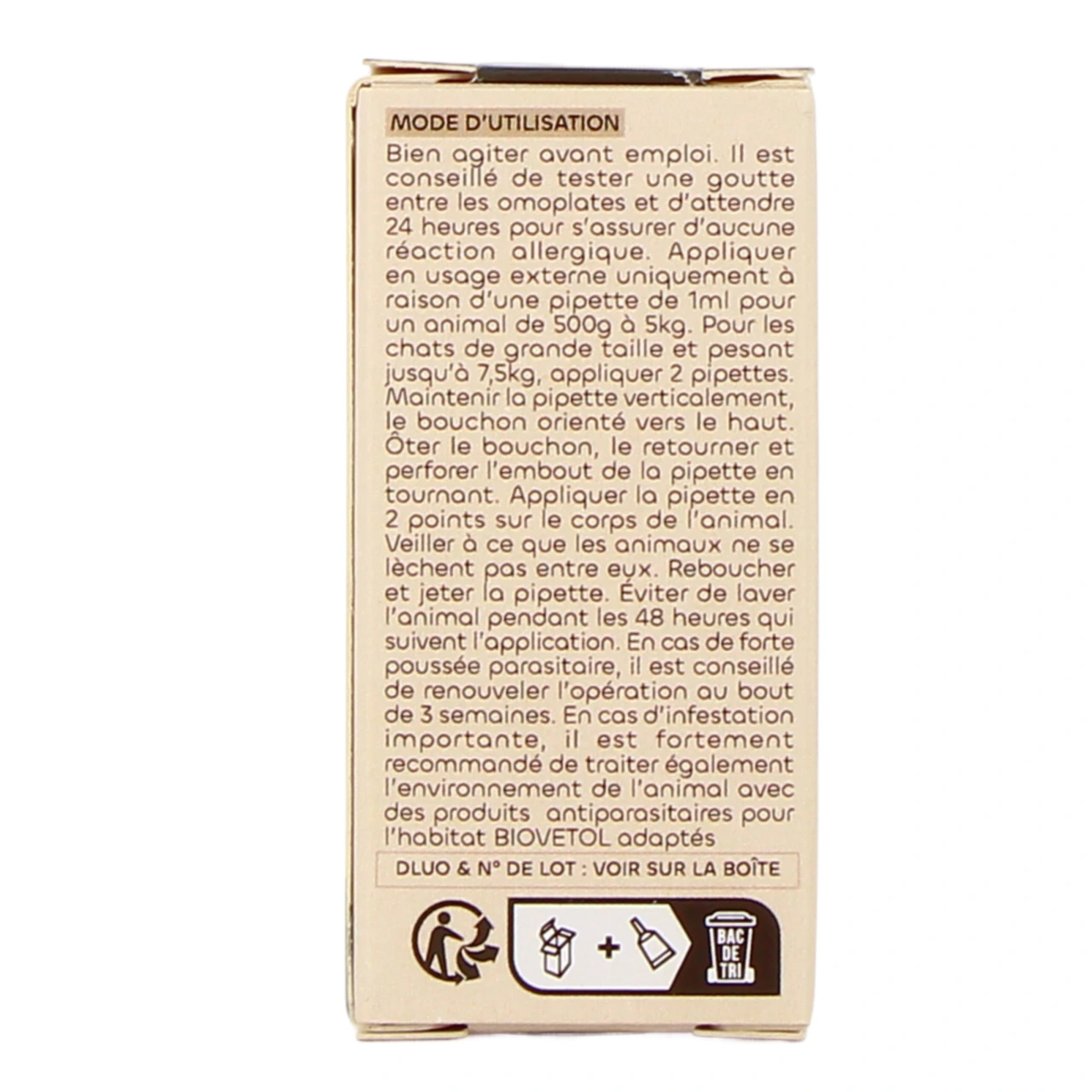 Biovetol Antiparasitaire Pipettes Chaton / Chat - Vue 3