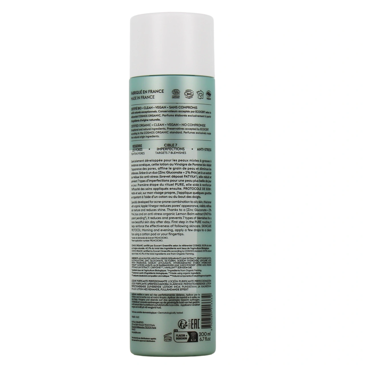 Patyka Lotion Purifiante Perfectrice - Vue 3