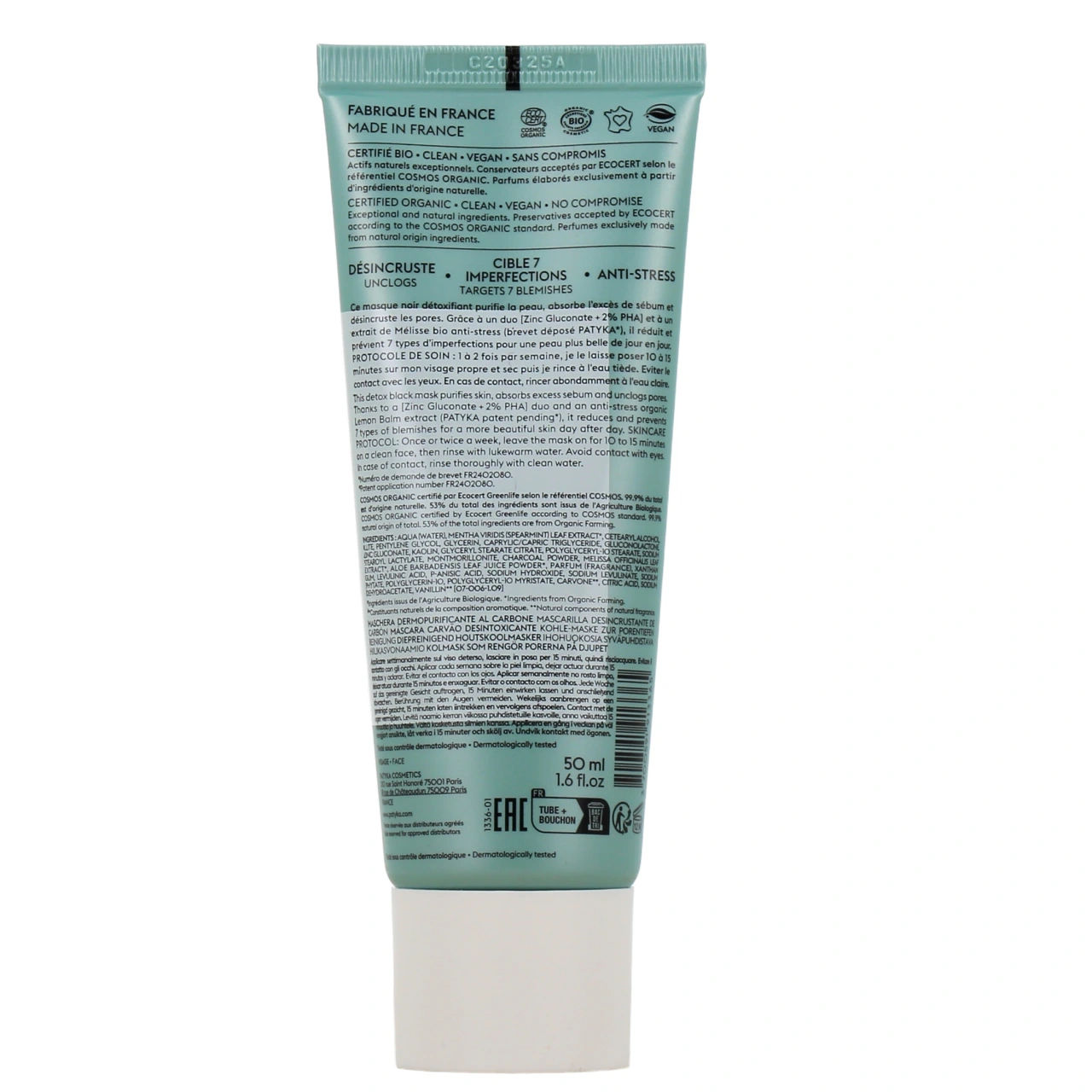 Patyka Masque Charbon Désincrustant - Vue 3