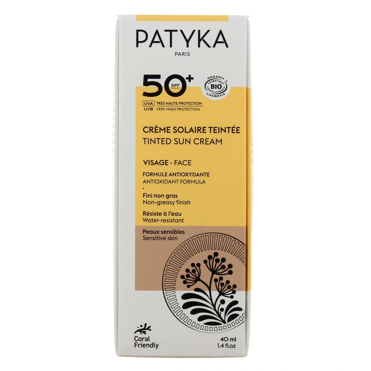 Patyka Crème Solaire Teintée Visage SPF50+ - Vue 5