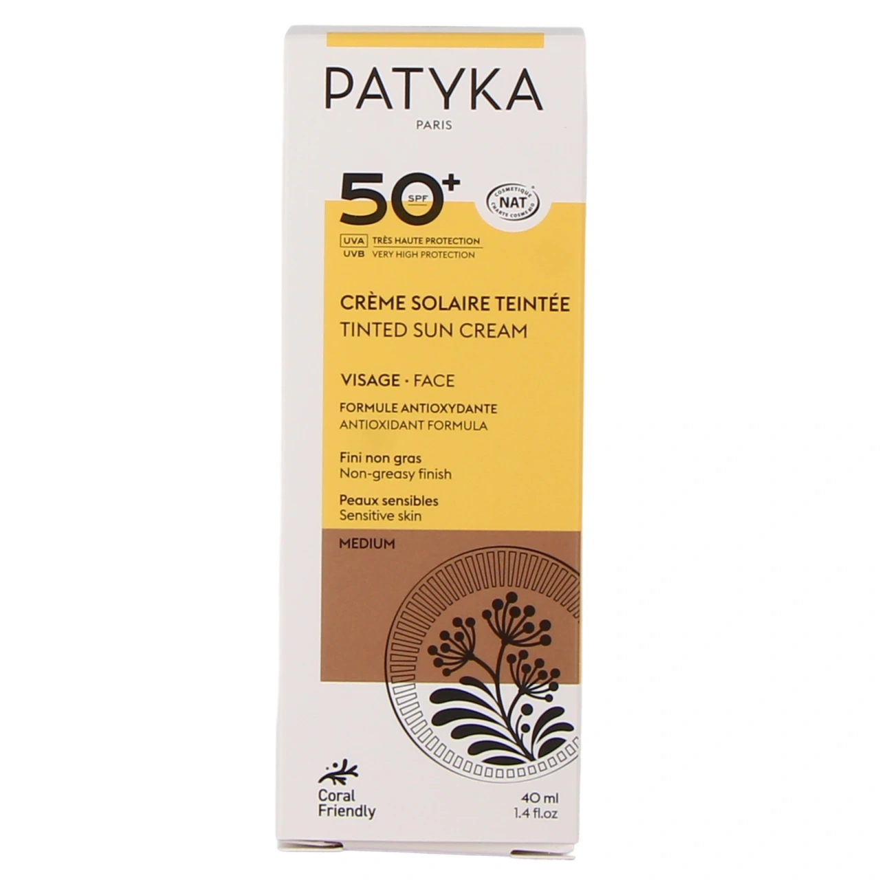 Patyka Crème Solaire Teintée Visage SPF50+ - Vue 2