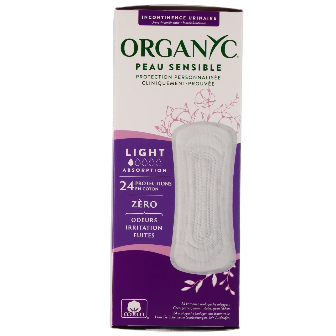 Organyc Protections Fuites Urinaires Bio - Vue 2