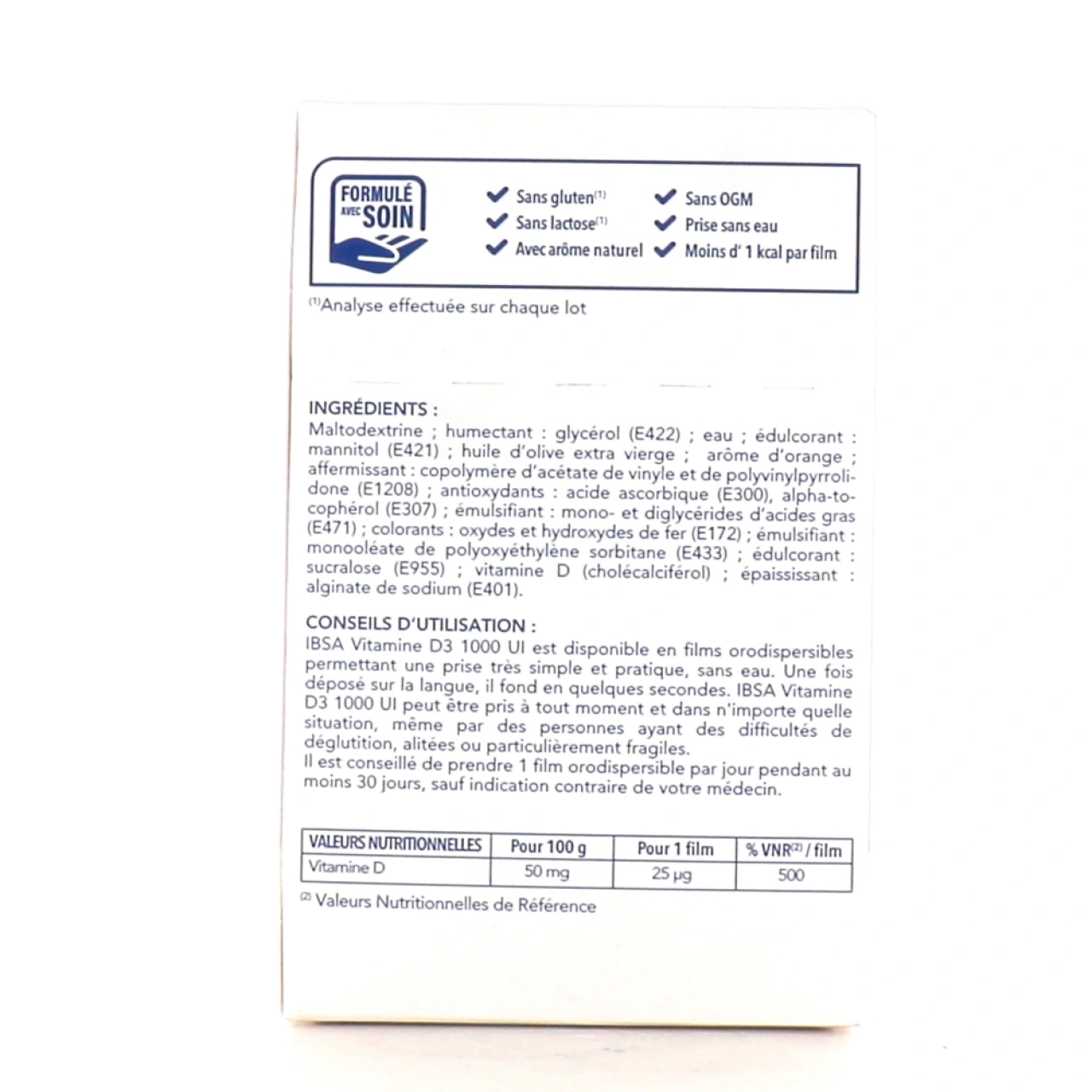 IBSA FilmTec Vitamine D3 - Vue 2