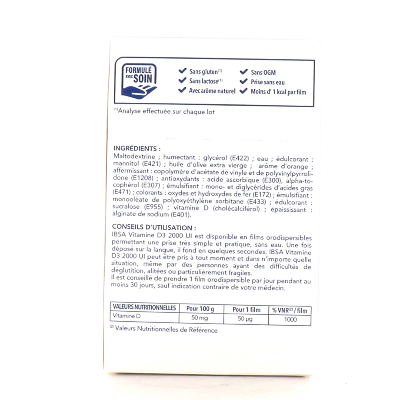 IBSA FilmTec Vitamine D3 - Vue 4