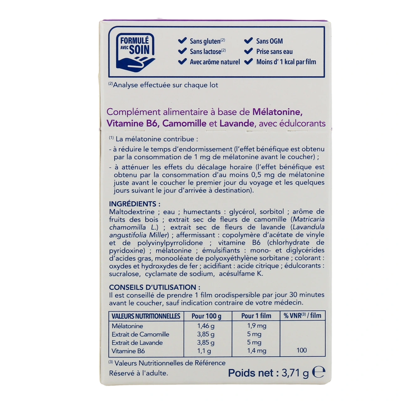Mélatonine FilmTec IBSA - Vue 6
