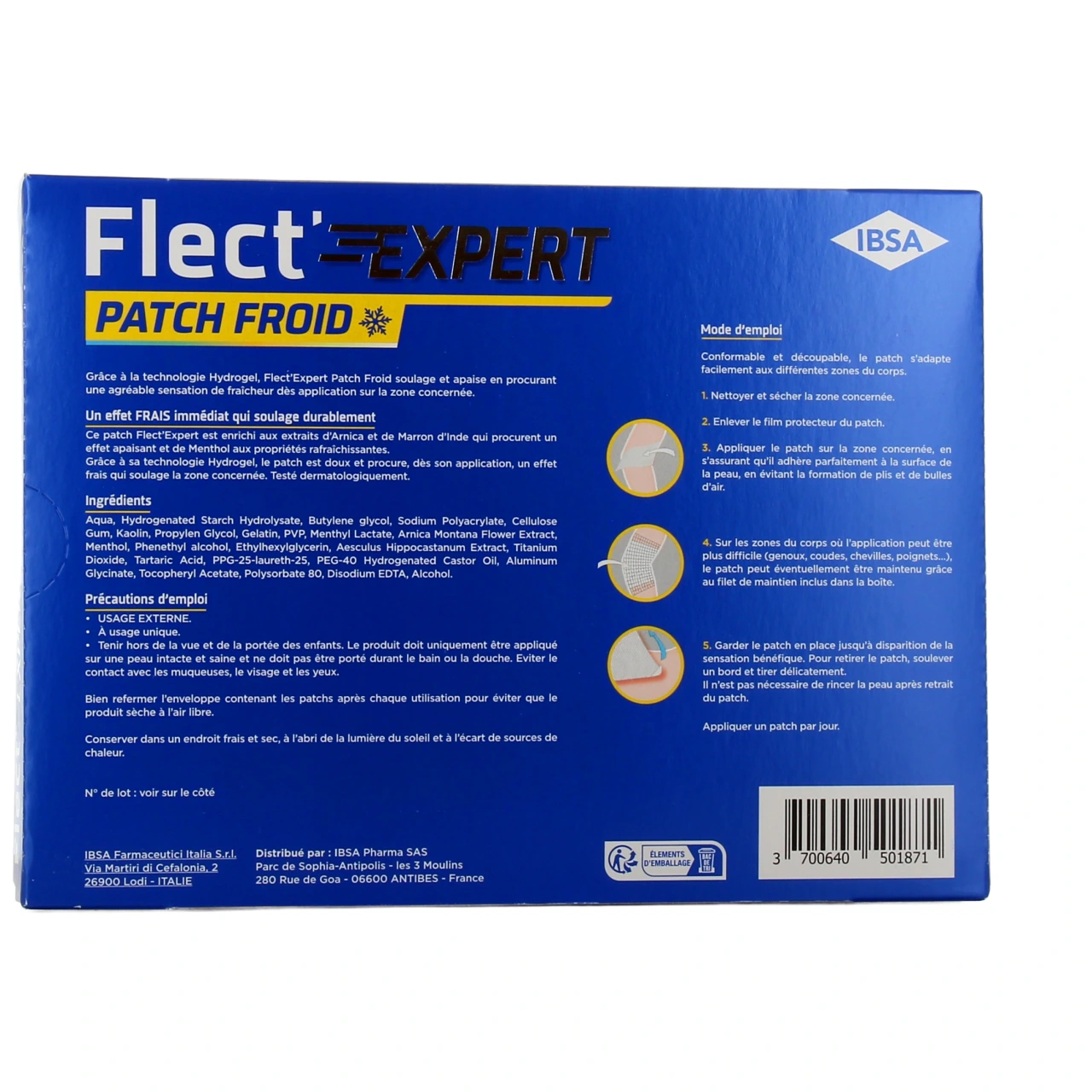 Flect'Expert Patch Arnica - Vue 3