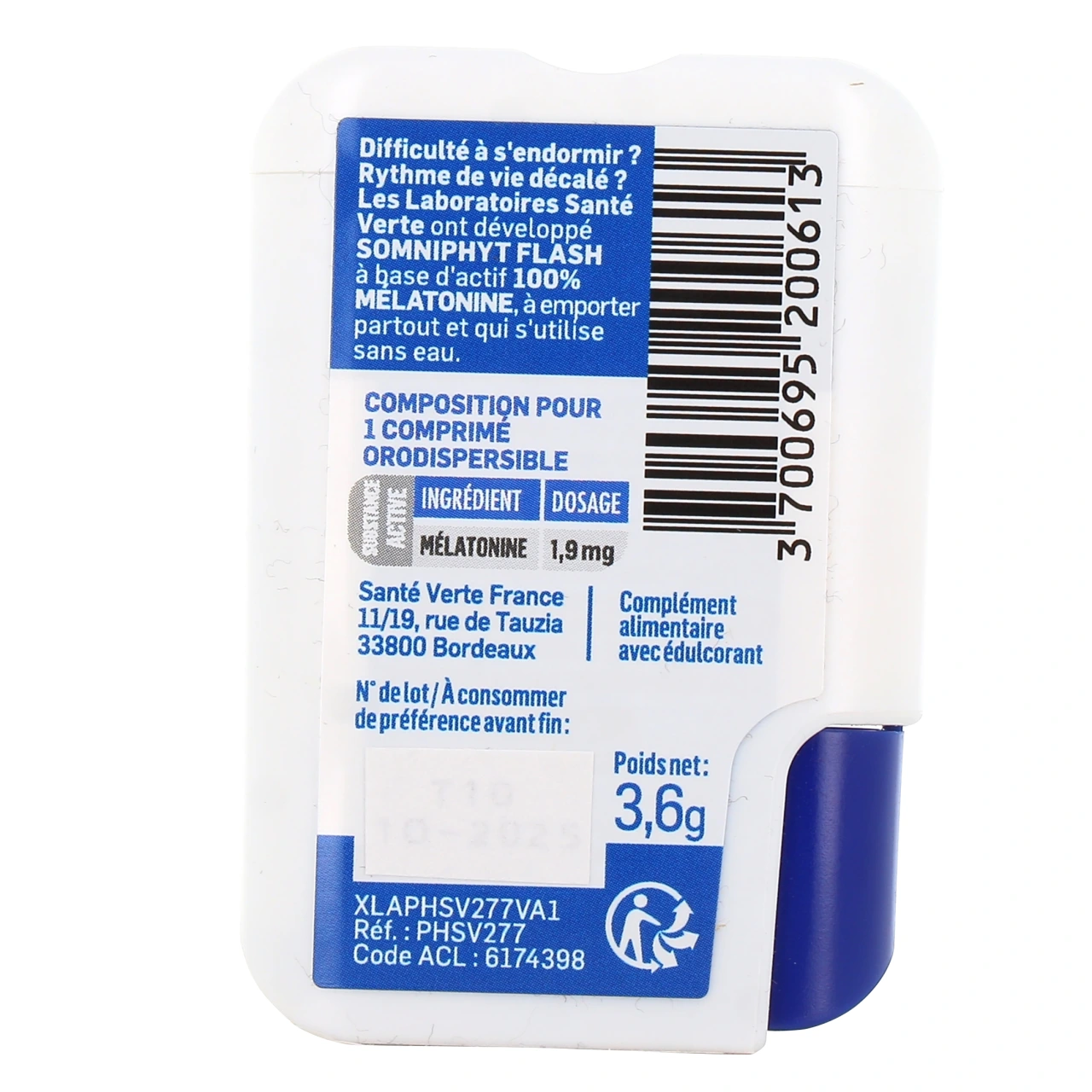 Somniphyt Flash 1,9 mg - Vue 3