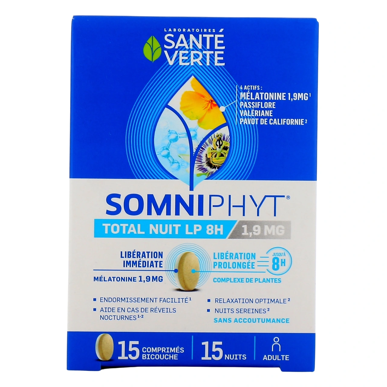 Somniphyt Total Nuit LP 1,9 mg - Vue 2