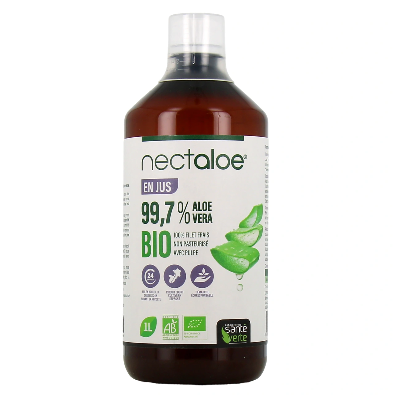 Santé Verte Nectaloe Jus à boire 99,7% d'Aloe Vera - Vue 2
