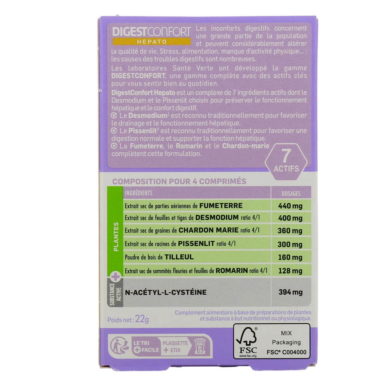 Santé Verte Digestconfort Hepato - Vue 3