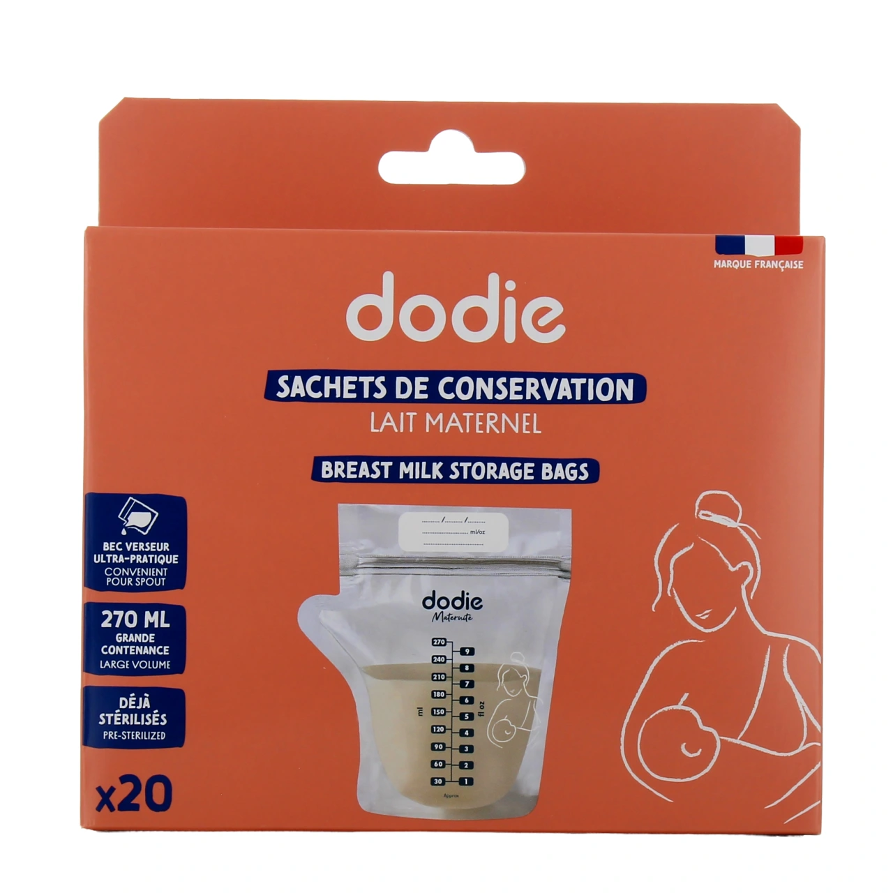 Dodie Allaitement sachets de conservation - Vue 2