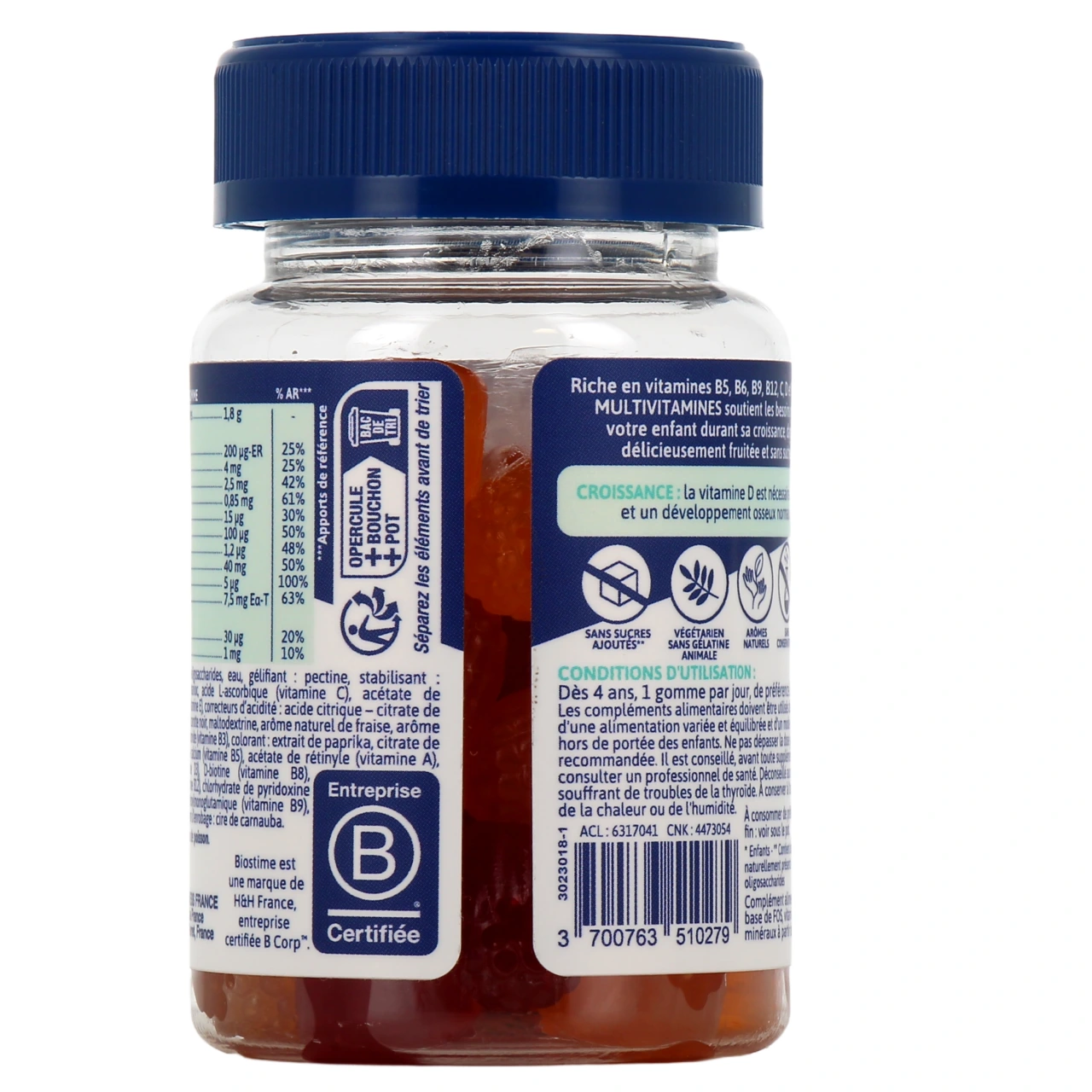 Biostime Kids Multivitamines Croissance - Vue 3