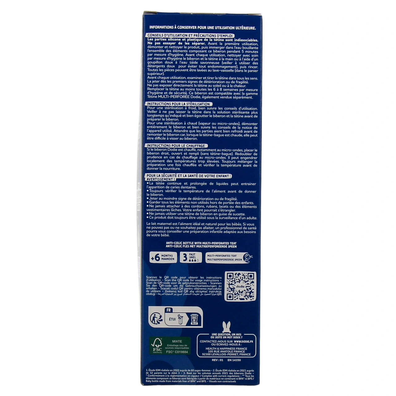 Dodie Biberon Tétine Multi-Perforée - Vue 15
