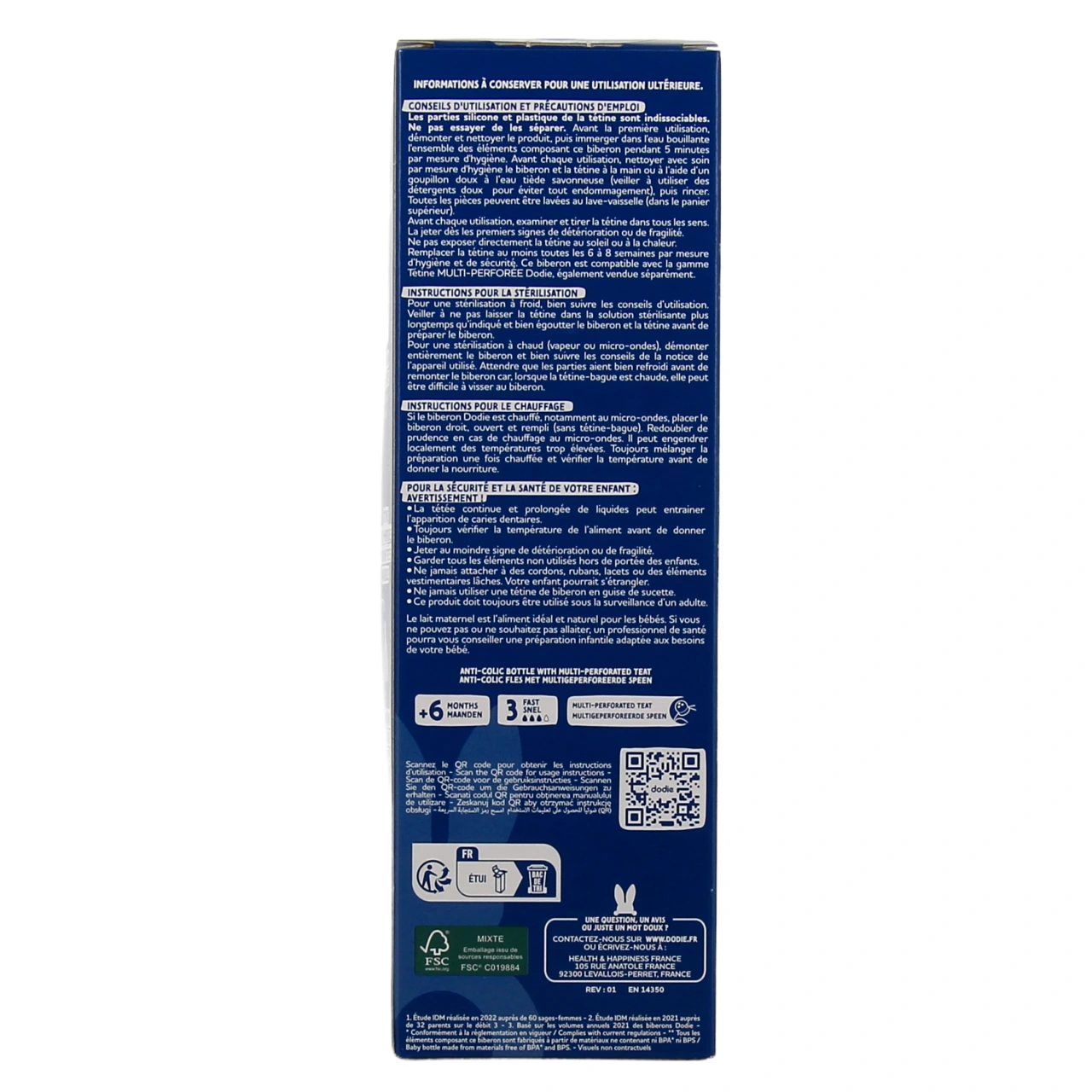 Dodie Biberon Tétine Multi-Perforée - Vue 18