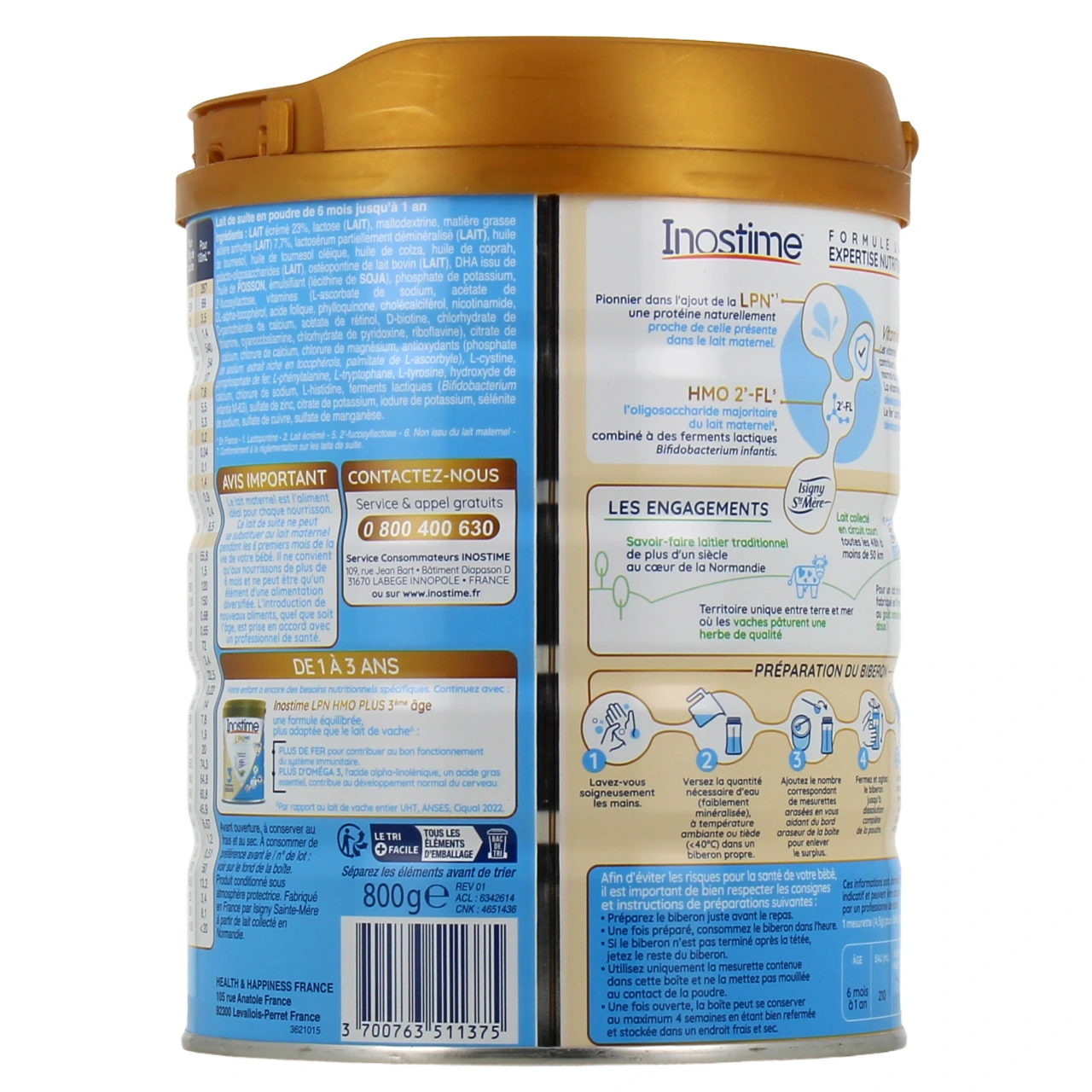 Inostime LPN HMO Plus Lait Infantile - Vue 7