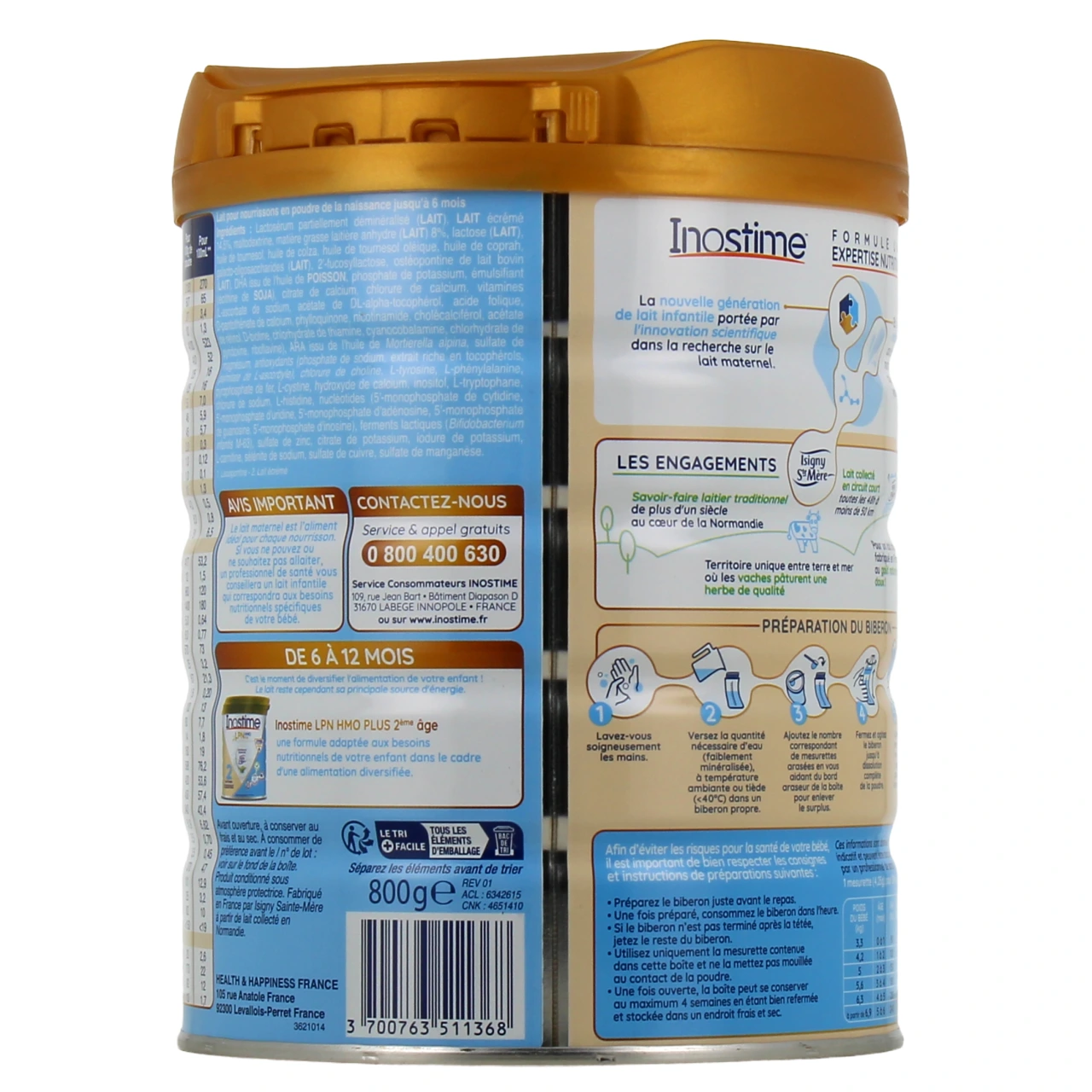 Inostime LPN HMO Plus Lait Infantile - Vue 4