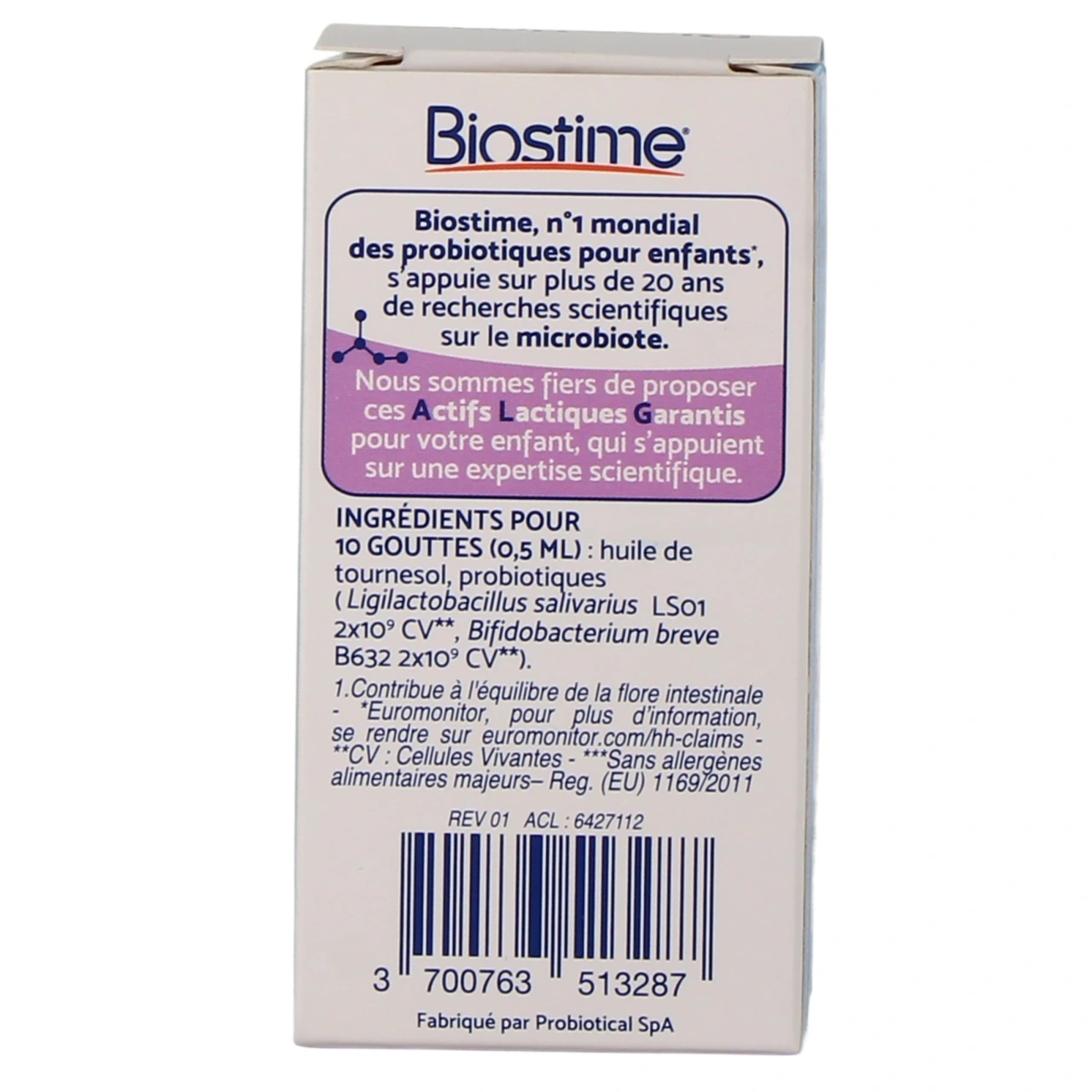 Biostime ALG Biotic Plus - Vue 3